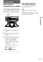 Предварительный просмотр 49 страницы Sony CFD-G70 - Cd Radio Cassette-corder Operating Instructions Manual