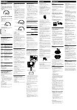 Preview for 2 page of Sony CFD-RG880CP Operating Instructions