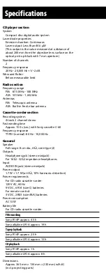 Preview for 5 page of Sony CFD-S07CP User Manual