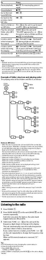 Preview for 7 page of Sony CFD-S07CP User Manual