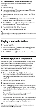 Preview for 11 page of Sony CFD-S07CP User Manual