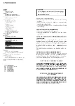 Preview for 2 page of Sony CFD-S100 Service Manual