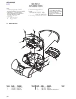 Предварительный просмотр 40 страницы Sony CFD-S20CP - Cd Radio Cassette-corder Service Manual