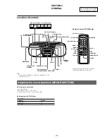 Предварительный просмотр 5 страницы Sony CFD-S22 - Cd Radio Cassette-corder Service Manual