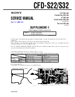 Предварительный просмотр 51 страницы Sony CFD-S22 - Cd Radio Cassette-corder Service Manual