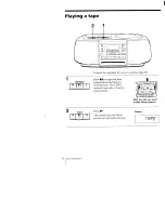 Preview for 8 page of Sony CFD-S23 Operating Instructions Manual