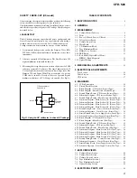 Предварительный просмотр 3 страницы Sony CFD-S26 - Cd Radio Cassette-corder Service Manual