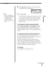 Preview for 23 page of Sony CFD-S28 - Cd Radio Cassette-corder Operating Instructions Manual