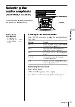 Preview for 27 page of Sony CFD-S28 - Cd Radio Cassette-corder Operating Instructions Manual