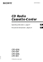 Preview for 1 page of Sony CFD-S28L Operating Instructions Manual