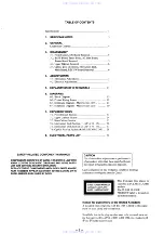 Preview for 2 page of Sony CFD-S33L Service Manual