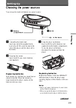 Preview for 23 page of Sony CFD-S35CP Operating Instructions Manual