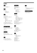 Preview for 32 page of Sony CFD-S35CP Operating Instructions Manual