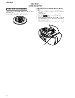 Preview for 4 page of Sony CFD-S36 - Cd Radio Cassette-corder Service Manual