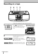 Preview for 10 page of Sony CFD-S39 - Cd Radio Cassette-corder Operating Instructions Manual