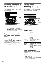 Предварительный просмотр 16 страницы Sony CFD-S40CP - Cd Radio Cassette-corder Operating Instructions Manual