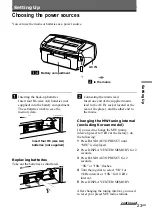 Предварительный просмотр 23 страницы Sony CFD-S40CP - Cd Radio Cassette-corder Operating Instructions Manual