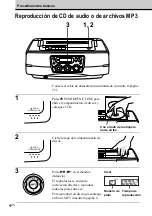 Предварительный просмотр 34 страницы Sony CFD-S40CP - Cd Radio Cassette-corder Operating Instructions Manual