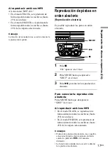 Предварительный просмотр 47 страницы Sony CFD-S40CP - Cd Radio Cassette-corder Operating Instructions Manual