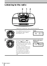 Предварительный просмотр 6 страницы Sony CFD-S45L Operating Instructions Manual