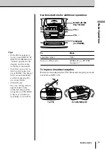 Предварительный просмотр 7 страницы Sony CFD-S45L Operating Instructions Manual