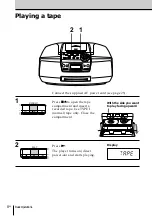 Предварительный просмотр 8 страницы Sony CFD-S45L Operating Instructions Manual