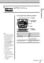 Предварительный просмотр 11 страницы Sony CFD-S45L Operating Instructions Manual