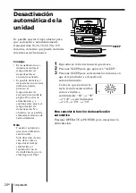 Preview for 58 page of Sony CFD-S45L Operating Instructions Manual