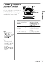 Предварительный просмотр 13 страницы Sony CFD-S47 - Cd Radio Cassette-corder Operating Instructions Manual