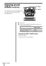 Предварительный просмотр 18 страницы Sony CFD-S47 - Cd Radio Cassette-corder Operating Instructions Manual