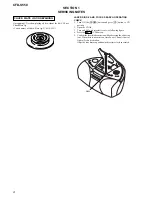 Предварительный просмотр 4 страницы Sony CFD-S550 - Cd Radio Cassette-corder Service Manual