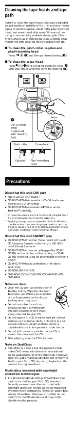 Preview for 12 page of Sony CFD-S70 User Manual
