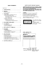 Preview for 2 page of Sony CFD-V10 Service Manual