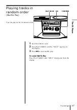 Предварительный просмотр 15 страницы Sony CFD-V14 Operating Instructions Manual