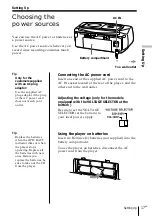 Предварительный просмотр 17 страницы Sony CFD-V14 Operating Instructions Manual