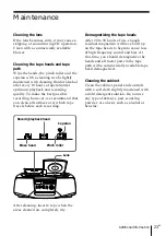 Предварительный просмотр 23 страницы Sony CFD-V14 Operating Instructions Manual