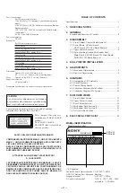 Preview for 2 page of Sony CFD-V15 - Cd Radio Cassette-corder Service Manual