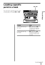 Предварительный просмотр 13 страницы Sony CFD-V17 - Cd Radio Cassette-corder Operating Instructions Manual