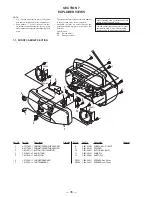 Preview for 26 page of Sony CFD-V17 - Cd Radio Cassette-corder Service Manual