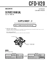 Предварительный просмотр 47 страницы Sony CFD-V20 Service Manual