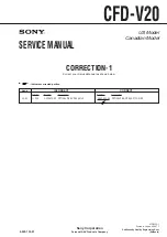 Предварительный просмотр 49 страницы Sony CFD-V20 Service Manual