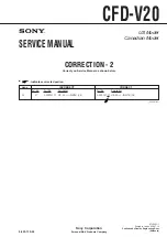 Предварительный просмотр 50 страницы Sony CFD-V20 Service Manual