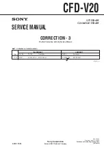 Предварительный просмотр 51 страницы Sony CFD-V20 Service Manual