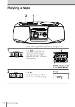 Preview for 8 page of Sony CFD-V37 Operating Instructions Manual