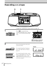 Предварительный просмотр 10 страницы Sony CFD-V37 Operating Instructions Manual