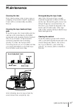 Preview for 25 page of Sony CFD-V37 Operating Instructions Manual