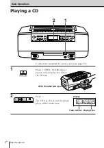 Preview for 5 page of Sony CFD-W57 - Cd Radio Cassette-corder Operating Instructions Manual