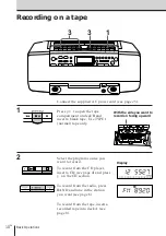 Preview for 11 page of Sony CFD-W57 - Cd Radio Cassette-corder Operating Instructions Manual