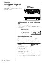 Preview for 13 page of Sony CFD-W57 - Cd Radio Cassette-corder Operating Instructions Manual