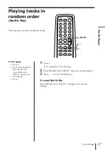 Preview for 16 page of Sony CFD-W57 - Cd Radio Cassette-corder Operating Instructions Manual